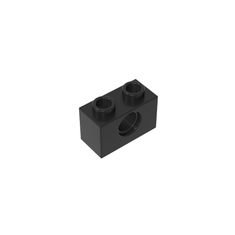 Gobricks,Technic Brick 1 x 2 [1 Hole],3700,3700b