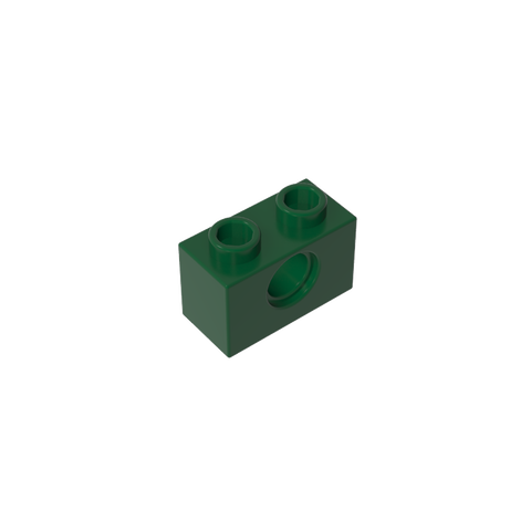Gobricks,Technic Brick 1 x 2 [1 Hole],3700,3700b