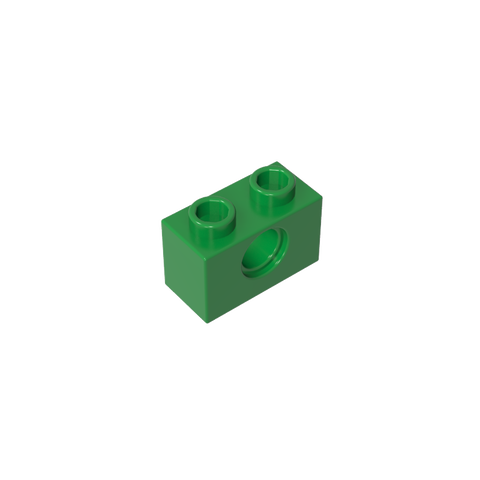 Gobricks,Technic Brick 1 x 2 [1 Hole],3700,3700b