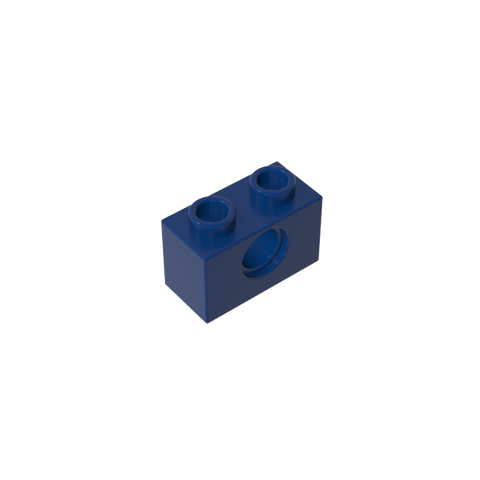 Gobricks,Technic Brick 1 x 2 [1 Hole],3700,3700b