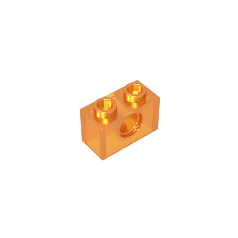 Gobricks,Technic Brick 1 x 2 [1 Hole],3700,3700b