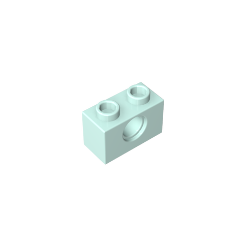 Gobricks,Technic Brick 1 x 2 [1 Hole],3700,3700b