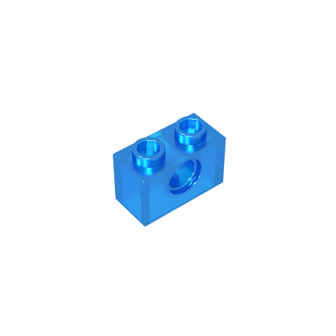 Gobricks,Technic Brick 1 x 2 [1 Hole],3700,3700b