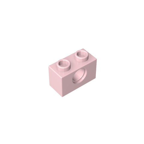 Gobricks,Technic Brick 1 x 2 [1 Hole],3700,3700b