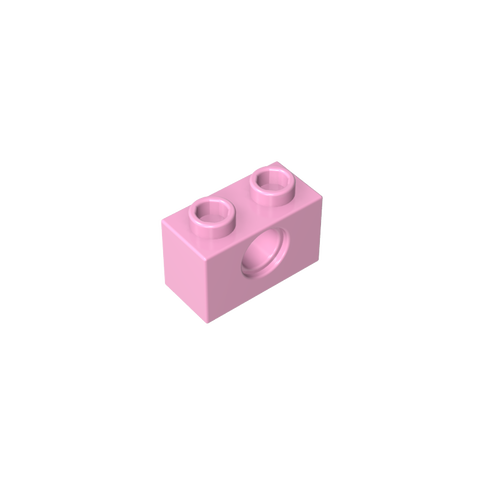 Gobricks,Technic Brick 1 x 2 [1 Hole],3700,3700b
