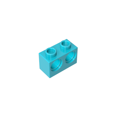 Gobricks,Technic Brick 1 x 2 [2 Holes],32000