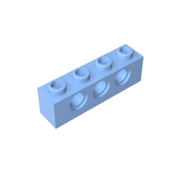 Technic Brick 1 x 4 [3 Holes],3701