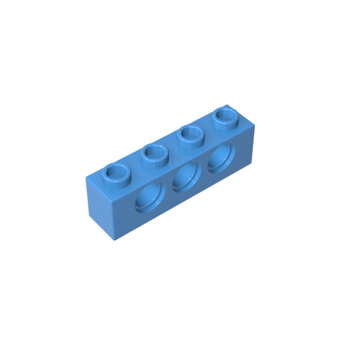 Gobricks,Technic Brick 1 x 4 [3 Holes],3701