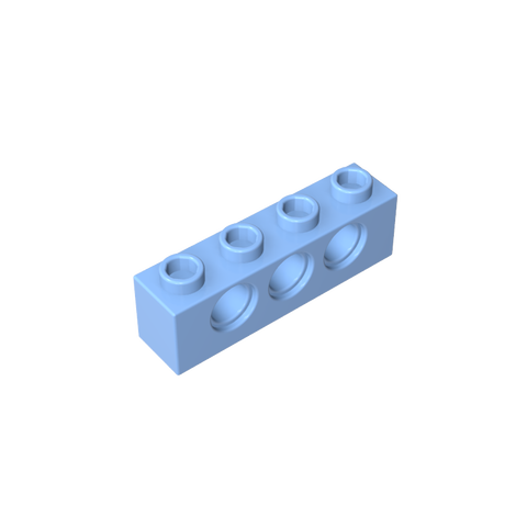 Gobricks,Technic Brick 1 x 4 [3 Holes],3701
