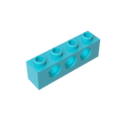 Technic Brick 1 x 4 [3 Holes],3701