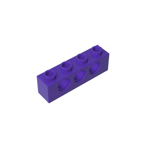 Gobricks,Technic Brick 1 x 4 [3 Holes],3701