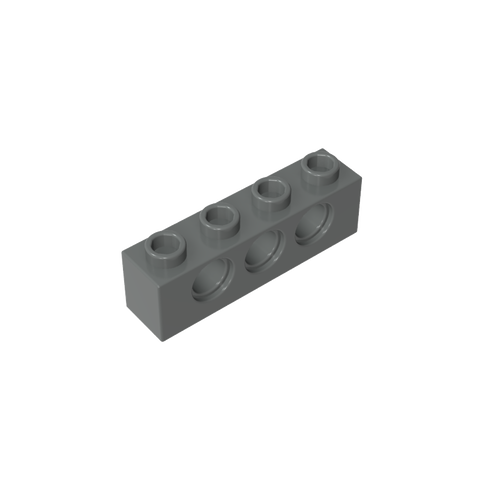Gobricks,Technic Brick 1 x 4 [3 Holes],3701