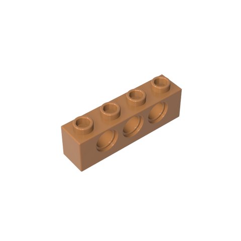 Gobricks,Technic Brick 1 x 4 [3 Holes],3701