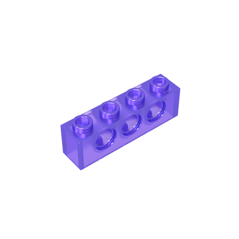 Gobricks,Technic Brick 1 x 4 [3 Holes],3701