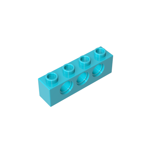 Gobricks,Technic Brick 1 x 4 [3 Holes],3701
