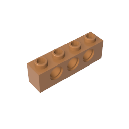 Technic Brick 1 x 4 [3 Holes],3701