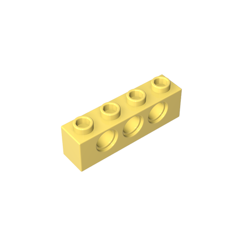 Gobricks,Technic Brick 1 x 4 [3 Holes],3701
