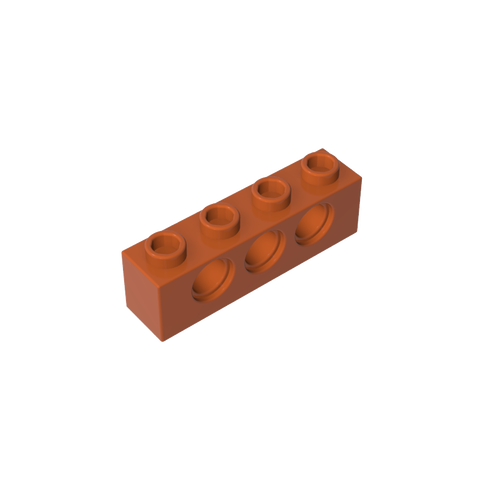Gobricks,Technic Brick 1 x 4 [3 Holes],3701