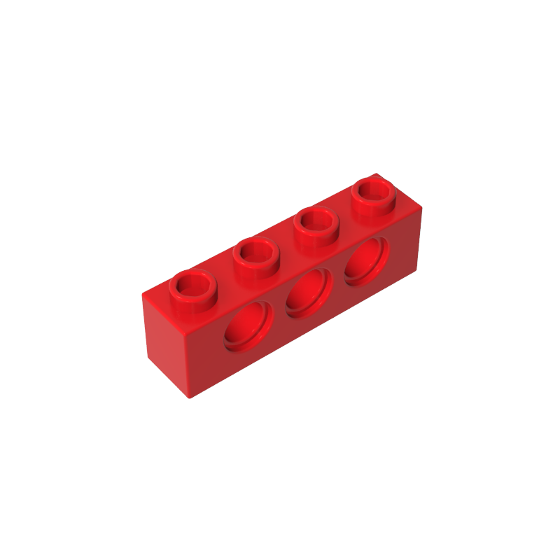 Gobricks,Technic Brick 1 x 4 [3 Holes],3701