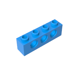 Technic Brick 1 x 4 [3 Holes],3701