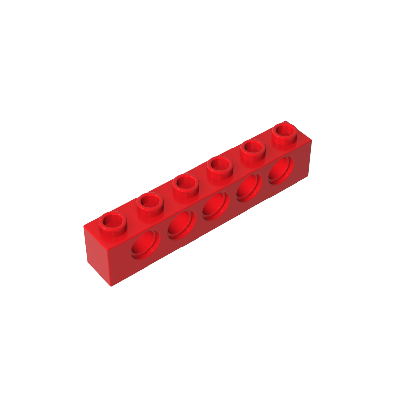 Gobricks,Technic Brick 1 x 6 [5 Holes],3894