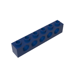 Technic Brick 1 x 6 [5 Holes],3894