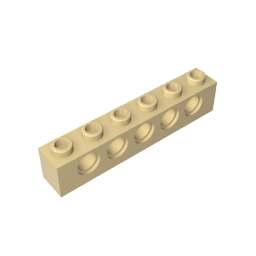 Technic Brick 1 x 6 [5 Holes],3894