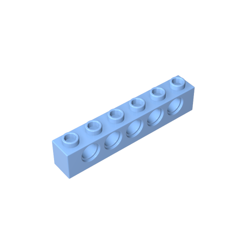 Gobricks,Technic Brick 1 x 6 [5 Holes],3894