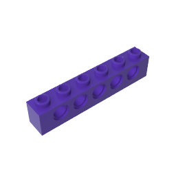 Technic Brick 1 x 6 [5 Holes],3894