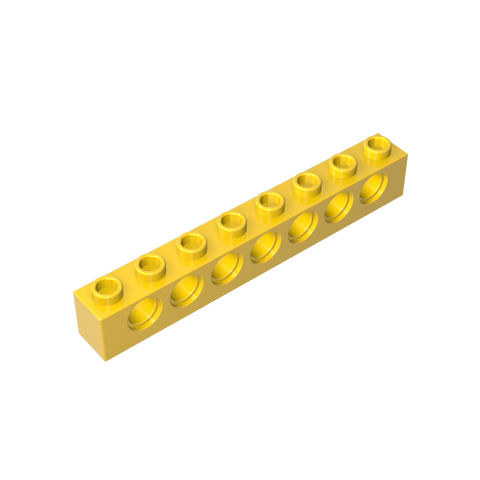 Gobricks,Technic Brick 1 x 8 [7 Holes],3702