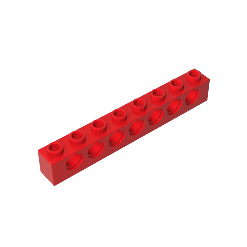 Gobricks,Technic Brick 1 x 8 [7 Holes],3702