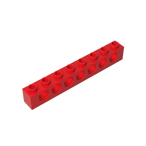 Gobricks,Technic Brick 1 x 8 [7 Holes],3702