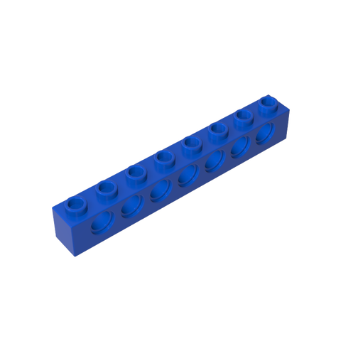 Gobricks,Technic Brick 1 x 8 [7 Holes],3702