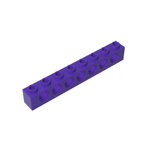 Gobricks,Technic Brick 1 x 8 [7 Holes],3702