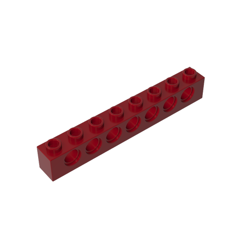 Gobricks,Technic Brick 1 x 8 [7 Holes],3702