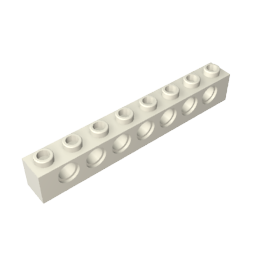 Technic Brick 1 x 8 [7 Holes],3702