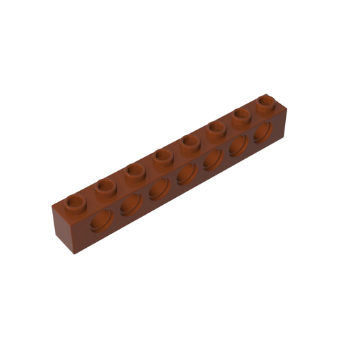 Gobricks,Technic Brick 1 x 8 [7 Holes],3702