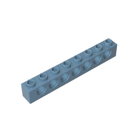 Gobricks,Technic Brick 1 x 8 [7 Holes],3702