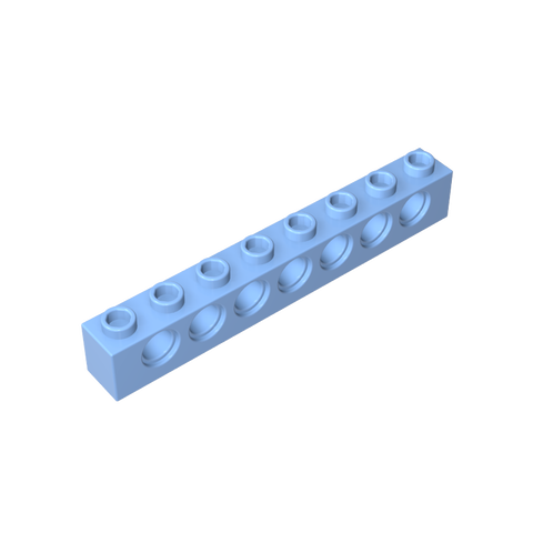Gobricks,Technic Brick 1 x 8 [7 Holes],3702