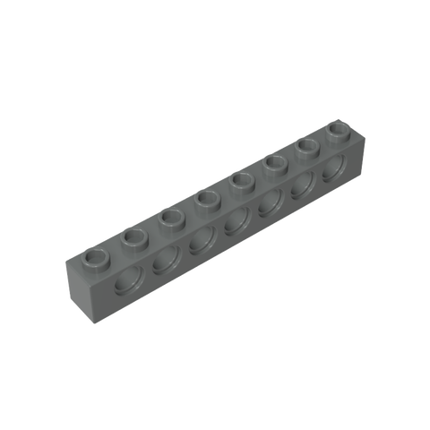 Gobricks,Technic Brick 1 x 8 [7 Holes],3702