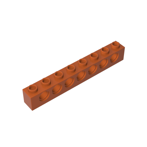 Gobricks,Technic Brick 1 x 8 [7 Holes],3702
