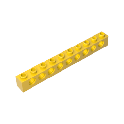 Technic Brick 1 x 10 [9 Holes] ,2730