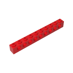 Technic Brick 1 x 10 [9 Holes] ,2730