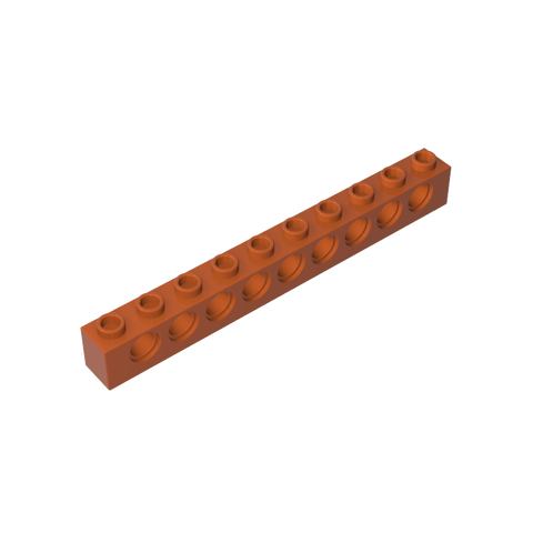 Gobricks,Technic Brick 1 x 10 [9 Holes],2730