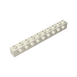 Technic Brick 1 x 10 [9 Holes] ,2730