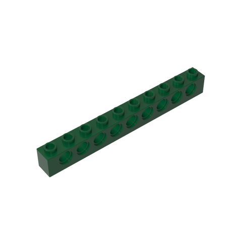 Gobricks,Technic Brick 1 x 10 [9 Holes],2730