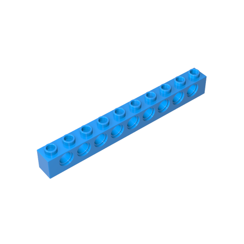 Gobricks,Technic Brick 1 x 10 [9 Holes],2730