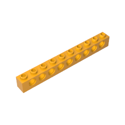 Technic Brick 1 x 10 [9 Holes] ,2730