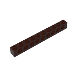 Technic Brick 1 x 10 [9 Holes] ,2730