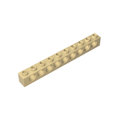 Gobricks,Technic Brick 1 x 10 [9 Holes],2730